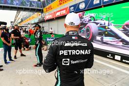 Valtteri Bottas (FIN) Mercedes AMG F1 in qualifying parc ferme. 10.09.2021. Formula 1 World Championship, Rd 14, Italian Grand Prix, Monza, Italy, Qualifying Day.