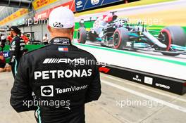 Valtteri Bottas (FIN) Mercedes AMG F1 in qualifying parc ferme. 10.09.2021. Formula 1 World Championship, Rd 14, Italian Grand Prix, Monza, Italy, Qualifying Day.