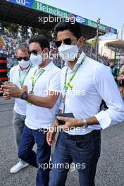 Nasser Al-Khelaifi (QAT) President of Paris Saint-Germain on the grid. 12.09.2021. Formula 1 World Championship, Rd 14, Italian Grand Prix, Monza, Italy, Race Day.
