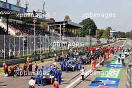 The grid before the start of the race. 12.09.2021. Formula 1 World Championship, Rd 14, Italian Grand Prix, Monza, Italy, Race Day.