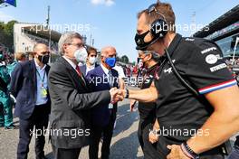 Laurent Rossi (FRA) Alpine Chief Executive Officer on the grid. 12.09.2021. Formula 1 World Championship, Rd 14, Italian Grand Prix, Monza, Italy, Race Day.