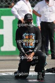 Lewis Hamilton (GBR) Mercedes AMG F1 W12. 12.09.2021. Formula 1 World Championship, Rd 14, Italian Grand Prix, Monza, Italy, Race Day.