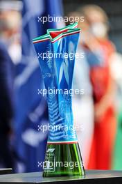 Winner's trophy on the grid. 12.09.2021. Formula 1 World Championship, Rd 14, Italian Grand Prix, Monza, Italy, Race Day.