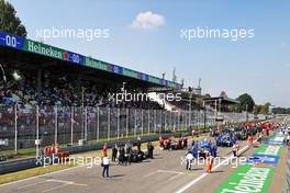 The grid before the start of the race. 12.09.2021. Formula 1 World Championship, Rd 14, Italian Grand Prix, Monza, Italy, Race Day.