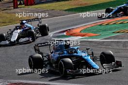 Fernando Alonso (ESP) Alpine F1 Team A521. 12.09.2021. Formula 1 World Championship, Rd 14, Italian Grand Prix, Monza, Italy, Race Day.