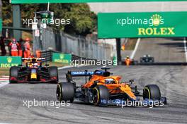 Daniel Ricciardo (AUS) McLaren MCL35M. 12.09.2021. Formula 1 World Championship, Rd 14, Italian Grand Prix, Monza, Italy, Race Day.