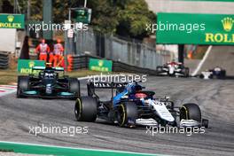 George Russell (GBR) Williams Racing FW43B. 12.09.2021. Formula 1 World Championship, Rd 14, Italian Grand Prix, Monza, Italy, Race Day.