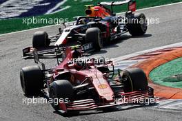 Carlos Sainz Jr (ESP) Ferrari SF-21. 12.09.2021. Formula 1 World Championship, Rd 14, Italian Grand Prix, Monza, Italy, Race Day.