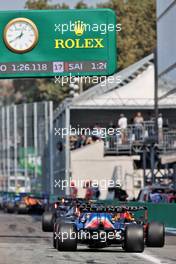 Fernando Alonso (ESP) Alpine F1 Team A521 leaves the pits. 11.09.2021. Formula 1 World Championship, Rd 14, Italian Grand Prix, Monza, Italy, Sprint Day.