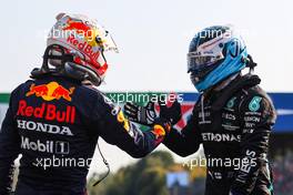 Max Verstappen (NLD), Red Bull Racing and Valtteri Bottas (FIN), Mercedes AMG F1  11.09.2021. Formula 1 World Championship, Rd 14, Italian Grand Prix, Monza, Italy, Sprint Day.