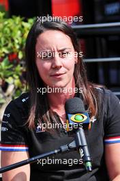 Ellie Williams (GBR) Alpine F1 Team Sub Assembly Coordinator. 11.09.2021. Formula 1 World Championship, Rd 14, Italian Grand Prix, Monza, Italy, Sprint Day.