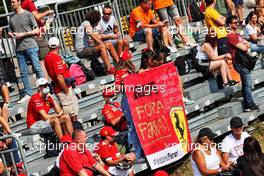 Circuit atmosphere - fans in the grandstand. 11.09.2021. Formula 1 World Championship, Rd 14, Italian Grand Prix, Monza, Italy, Sprint Day.