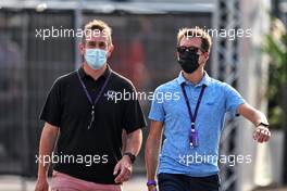 (L to R): Russell Batchelor (GBR) XPB Images Photographer and Laurent Charniaux (BEL) XPB Images Photographer. 11.09.2021. Formula 1 World Championship, Rd 14, Italian Grand Prix, Monza, Italy, Sprint Day.