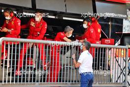 Michael Masi (AUS) FIA Race Director with Ferrari. 11.09.2021. Formula 1 World Championship, Rd 14, Italian Grand Prix, Monza, Italy, Sprint Day.