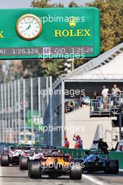 Daniel Ricciardo (AUS) McLaren MCL35M leaves the pits. 11.09.2021. Formula 1 World Championship, Rd 14, Italian Grand Prix, Monza, Italy, Sprint Day.