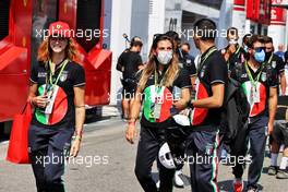 The 2020 Tokyo Italian Olympic medalists in the paddock. 12.09.2021. Formula 1 World Championship, Rd 14, Italian Grand Prix, Monza, Italy, Race Day.