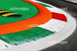 Circuit atmosphere - kerb detail. 09.09.2021. Formula 1 World Championship, Rd 14, Italian Grand Prix, Monza, Italy, Preparation Day.