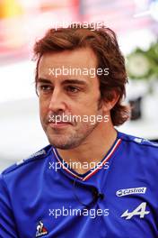 Fernando Alonso (ESP) Alpine F1 Team. 09.09.2021. Formula 1 World Championship, Rd 14, Italian Grand Prix, Monza, Italy, Preparation Day.