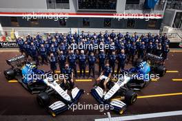 (L to R): Nicholas Latifi (CDN) Williams Racing and George Russell (GBR) Williams Racing at a team photograph celebrating 750 Grand Prix for the team. 21.05.2021. Formula 1 World Championship, Rd 5, Monaco Grand Prix, Monte Carlo, Monaco, Friday.