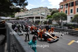 Daniel Ricciardo (AUS) McLaren MCL35M on the grid. 23.05.2021. Formula 1 World Championship, Rd 5, Monaco Grand Prix, Monte Carlo, Monaco, Race Day.