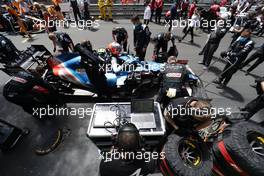 Esteban Ocon (FRA) Alpine F1 Team A521 on the grid. 23.05.2021. Formula 1 World Championship, Rd 5, Monaco Grand Prix, Monte Carlo, Monaco, Race Day.