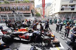 Sergio Perez (MEX) Red Bull Racing RB16B on the grid. 23.05.2021. Formula 1 World Championship, Rd 5, Monaco Grand Prix, Monte Carlo, Monaco, Race Day.