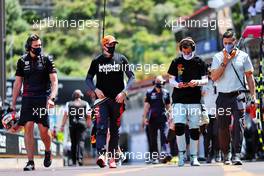 Max Verstappen (NLD) Red Bull Racing and Daniel Ricciardo (AUS) McLaren. 23.05.2021. Formula 1 World Championship, Rd 5, Monaco Grand Prix, Monte Carlo, Monaco, Race Day.