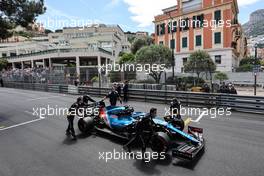 Fernando Alonso (ESP) Alpine F1 Team A521 on the grid. 23.05.2021. Formula 1 World Championship, Rd 5, Monaco Grand Prix, Monte Carlo, Monaco, Race Day.