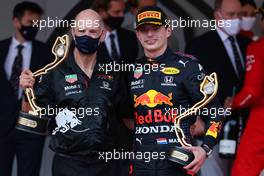Adrian Newey (GBR) Red Bull Racing Chief Technical Officer and 1st place Max Verstappen (NLD) Red Bull Racing RB16B. 23.05.2021. Formula 1 World Championship, Rd 5, Monaco Grand Prix, Monte Carlo, Monaco, Race Day.