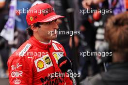 Third placed Carlos Sainz Jr (ESP) Ferrari in parc ferme. 23.05.2021. Formula 1 World Championship, Rd 5, Monaco Grand Prix, Monte Carlo, Monaco, Race Day.