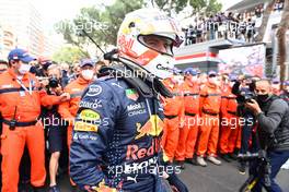 Race winner Max Verstappen (NLD) Red Bull Racing celebrates in parc ferme. 23.05.2021. Formula 1 World Championship, Rd 5, Monaco Grand Prix, Monte Carlo, Monaco, Race Day.