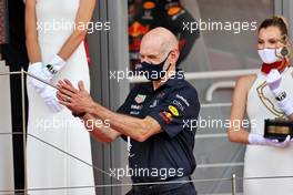 Adrian Newey (GBR) Red Bull Racing Chief Technical Officer celebrates on the podium. 23.05.2021. Formula 1 World Championship, Rd 5, Monaco Grand Prix, Monte Carlo, Monaco, Race Day.