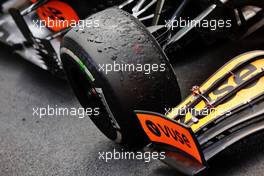 A Pirelli tyre on the McLaren MCL35M of third placed Lando Norris (GBR). 23.05.2021. Formula 1 World Championship, Rd 5, Monaco Grand Prix, Monte Carlo, Monaco, Race Day.