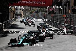 Sebastian Vettel (GER) Aston Martin F1 Team AMR21. 23.05.2021. Formula 1 World Championship, Rd 5, Monaco Grand Prix, Monte Carlo, Monaco, Race Day.