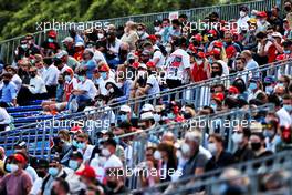 Circuit atmosphere - fans in the grandstand. 23.05.2021. Formula 1 World Championship, Rd 5, Monaco Grand Prix, Monte Carlo, Monaco, Race Day.
