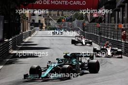 Sebastian Vettel (GER) Aston Martin F1 Team AMR21. 23.05.2021. Formula 1 World Championship, Rd 5, Monaco Grand Prix, Monte Carlo, Monaco, Race Day.