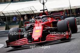 Charles Leclerc (MON) Ferrari SF-21. 22.05.2021. Formula 1 World Championship, Rd 5, Monaco Grand Prix, Monte Carlo, Monaco, Qualifying Day.