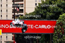 Mick Schumacher (GER) Haas VF-21 crashed in the third practice session. 22.05.2021. Formula 1 World Championship, Rd 5, Monaco Grand Prix, Monte Carlo, Monaco, Qualifying Day.
