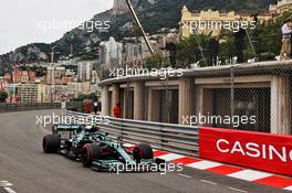 Sebastian Vettel (GER) Aston Martin F1 Team AMR21. 22.05.2021. Formula 1 World Championship, Rd 5, Monaco Grand Prix, Monte Carlo, Monaco, Qualifying Day.