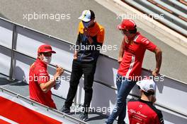 Charles Leclerc (MON) Ferrari on the drivers parade. 23.05.2021. Formula 1 World Championship, Rd 5, Monaco Grand Prix, Monte Carlo, Monaco, Race Day.