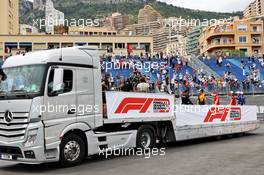 Drivers parade. 23.05.2021. Formula 1 World Championship, Rd 5, Monaco Grand Prix, Monte Carlo, Monaco, Race Day.