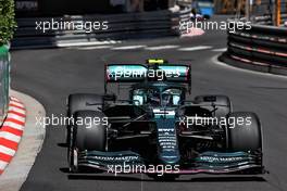 Sebastian Vettel (GER) Aston Martin F1 Team AMR21. 20.05.2021. Formula 1 World Championship, Rd 5, Monaco Grand Prix, Monte Carlo, Monaco, Practice Day.