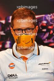 Andreas Seidl, McLaren Managing Director in the FIA Press Conference. 20.05.2021. Formula 1 World Championship, Rd 5, Monaco Grand Prix, Monte Carlo, Monaco, Practice Day.