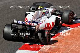 Mick Schumacher (GER) Haas VF-21 with a puncture. 20.05.2021. Formula 1 World Championship, Rd 5, Monaco Grand Prix, Monte Carlo, Monaco, Practice Day.