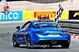 Circuit atmosphere - Alpine course car. 20.05.2021. Formula 1 World Championship, Rd 5, Monaco Grand Prix, Monte Carlo, Monaco, Practice Day.