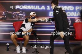(L to R): Pierre Gasly (FRA) AlphaTauri and Esteban Ocon (FRA) Alpine F1 Team in the FIA Press Conference. 19.05.2021. Formula 1 World Championship, Rd 5, Monaco Grand Prix, Monte Carlo, Monaco, Preparation Day.