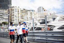 Mick Schumacher (GER) Haas F1 Team walks the circuit with the team. 19.05.2021. Formula 1 World Championship, Rd 5, Monaco Grand Prix, Monte Carlo, Monaco, Preparation Day.