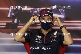 Sergio Perez (MEX) Red Bull Racing in the FIA Press Conference. 19.05.2021. Formula 1 World Championship, Rd 5, Monaco Grand Prix, Monte Carlo, Monaco, Preparation Day.