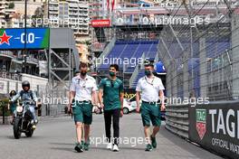 Lance Stroll (CDN) Aston Martin F1 Team. 19.05.2021. Formula 1 World Championship, Rd 5, Monaco Grand Prix, Monte Carlo, Monaco, Preparation Day.