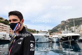 Esteban Ocon (FRA) Alpine F1 Team. 19.05.2021. Formula 1 World Championship, Rd 5, Monaco Grand Prix, Monte Carlo, Monaco, Preparation Day.